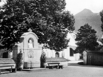 König-Ludwig II Brunnen 1955 oder früher, © Kamm Erich