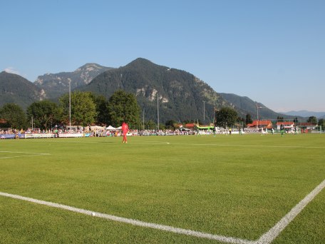 Fußball Trainingslager auf dem Grassauer Sportgelände, © Markus Eisenkolb