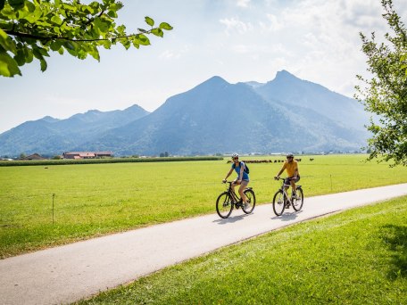 Achentalradweg in Grassau, © Bettina Stommel