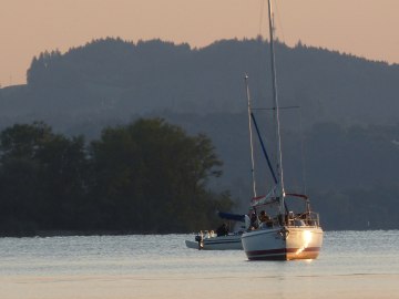 Segeln Chiemsee, © Janine Kather