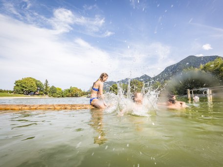 Badespaß am Reifinger See, © Chiemgau Tourismus