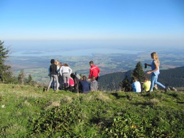 Hochgern - Wandertag der Klasse 5a 1, © GM Grassau / C. Poebing-W.