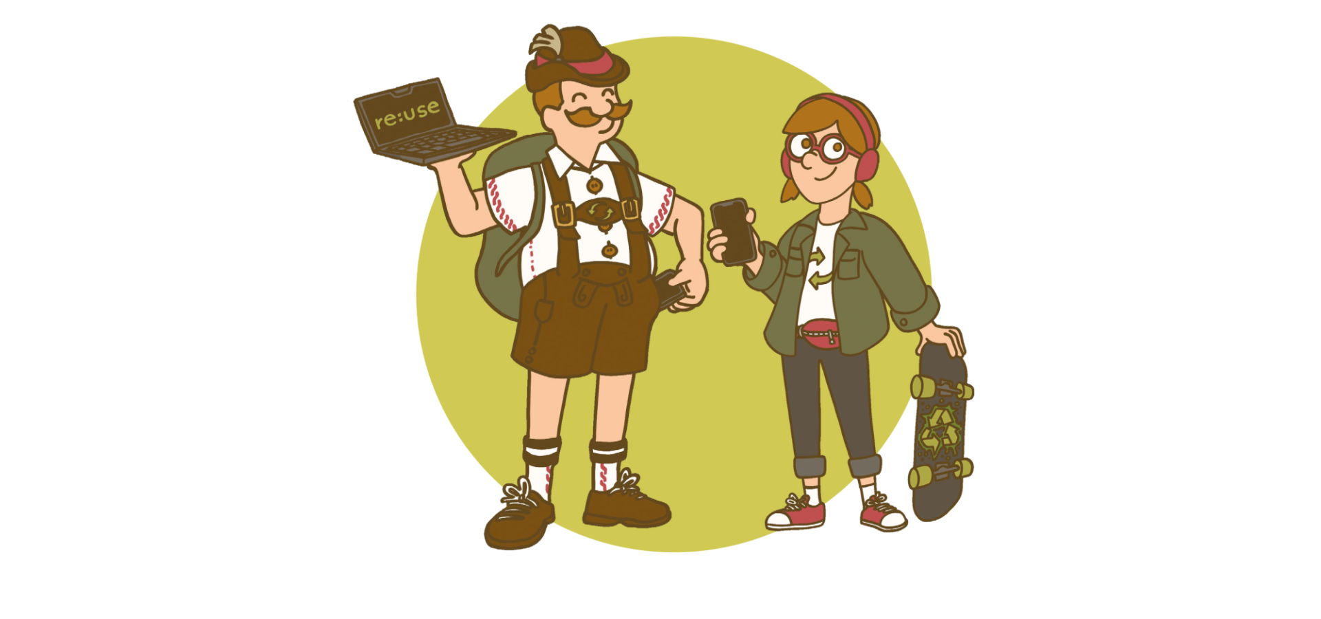 Iverschwendnix-Maskottchen KV