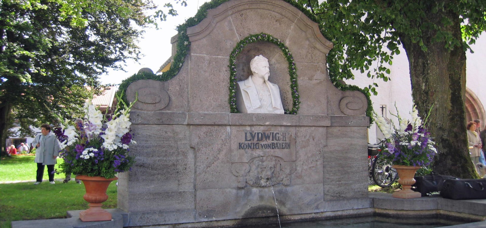 König-Ludwig II Brunnen, © Kamm Erich