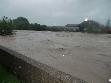 Hochwasser 2013 Tiroler Achen, © Markt Grassau