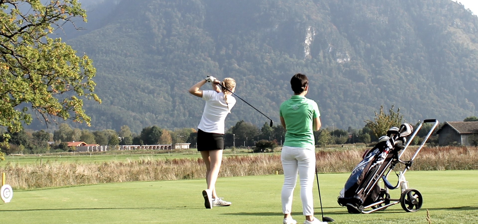 Abschlag vom Grassauer Golfplatz, © Tourist-Information Grassau