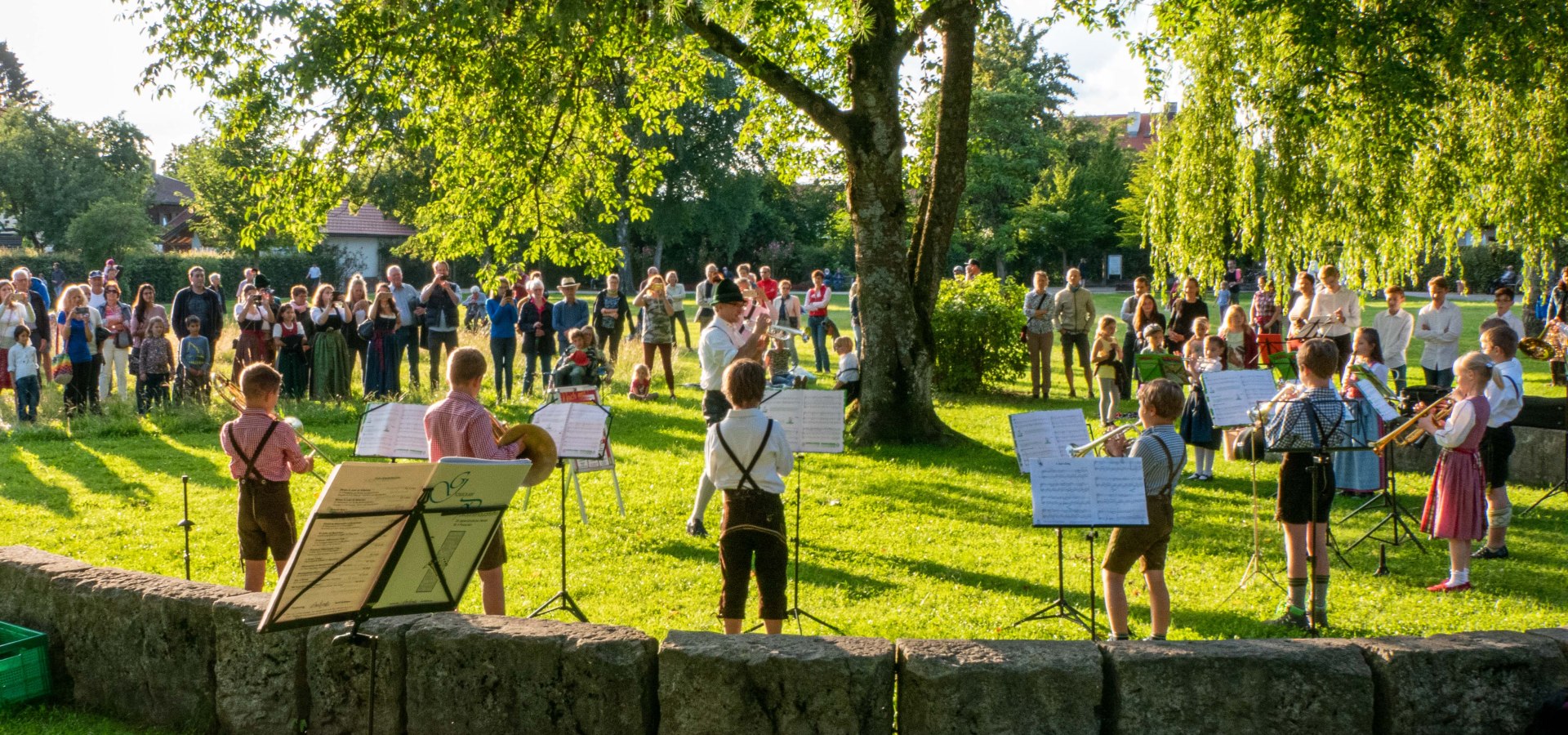 Schnupperkonzert im Kurpark, © Musikschule Grassau