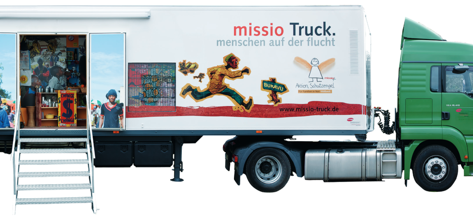 Missio Truck: Menschen auf der Flucht, © missio Aachen