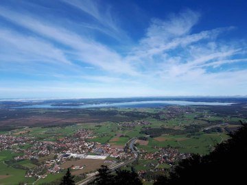 Blick vom Schnappen auf den Chiemsee, © GM Grassau / C. Poebing-Wallentin