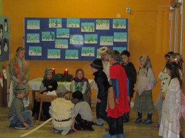 Adventsspiel der Staudacher Grundschule, © GM Grassau / J. Stiegler