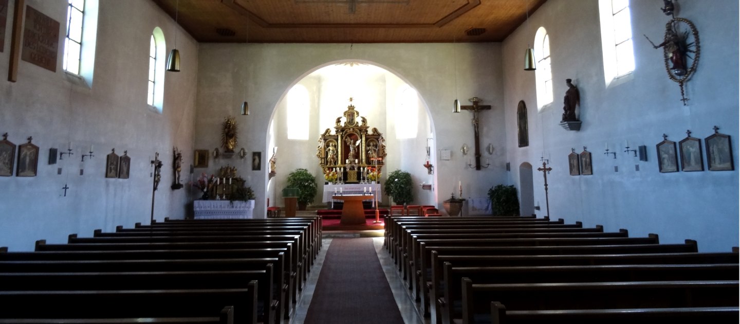 St. Michael Rottau Innenraum, © Tourist-Information Grassau