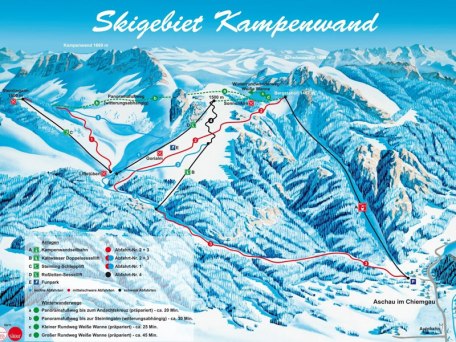 Skigebiet Kampenwand, © Kampenwand