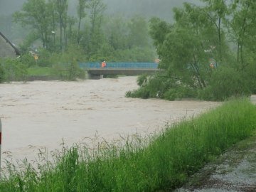 Hochwasser 2013 Tiroler Achen, © Markt Grassau