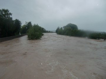 Hochwasser 2013 Tiroler Achen, © Markt Grassau