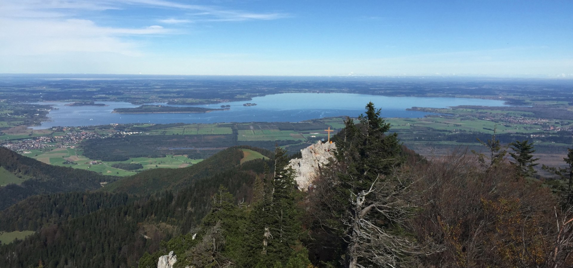 Blick über Friedenrath zum Chiemsee, © Markt Grassau