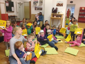 Aktion Lesestart  für Kleinkinder in der Bücherei Grassau