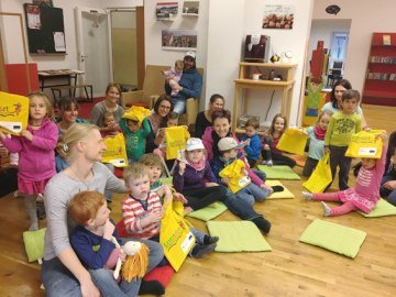 Aktion Lesestart  für Kleinkinder in der Bücherei Grassau