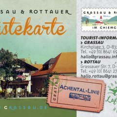 Viele Vergünstigungen und Vorteile gibts mit unserer kostenlosen Gästekarte., © Tourist-Information Grassau